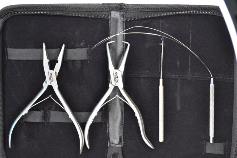 White Hair Extension Tool Kit