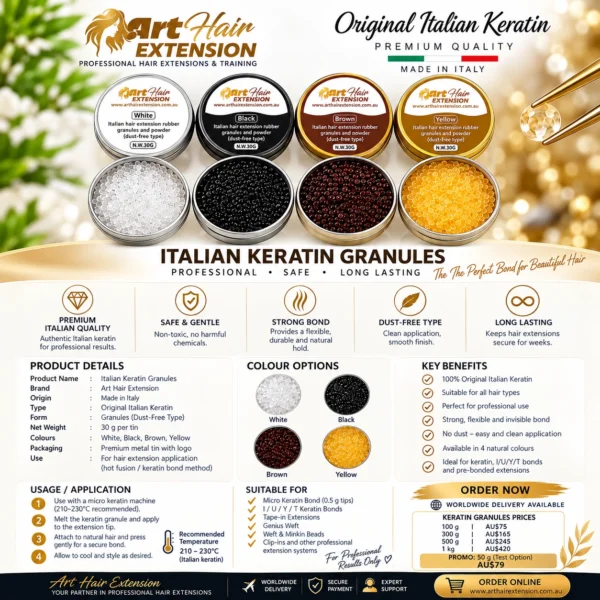 italian keratin granules