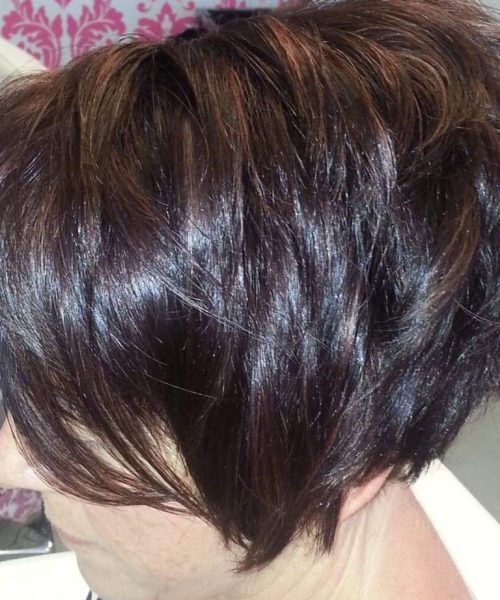 Mix-Cocktail-colour-and-Between-Highlight--modern-Cut and Blow dry-